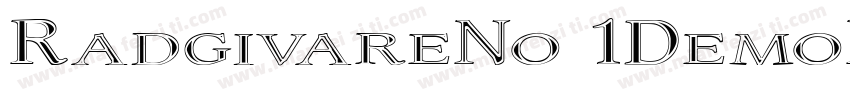 RadgivareNo 1DemoReg字体转换